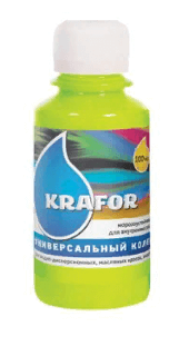 Колер универсальный Krafor САЛАТНЫЙ 100 мл 32 161 Колер универсальный Krafor САЛАТНЫЙ 100 мл 32 161
