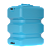 Бак для воды Aquatech ATP500 л синий с поплавком 1-16-2570