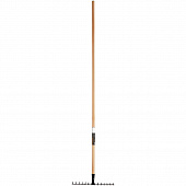Грабли универсальные Fiskars Solid деревянный черенок  135751/1026725