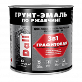 Грунт-эмаль по ржавчине Рогнеда 3в1 Графитовая Черная 2л 417872 Грунт-эмаль по ржавчине Рогнеда 3в1 Графитовая Черная 2л 417872
