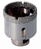 Коронка для керамогранита 54 мм алмазная для УШМ сухой рез Энкор 48312