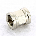 Муфта прямая UNI-FITT  3/8" (1/500) никелированная 602N1100