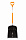Лопата для снега облегченная Fiskars 1026793 (141001)