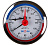 Термоманометр ЭКОМЕРА МД04-80мм 0-1МПа 0-120С G1/4 х G1/2