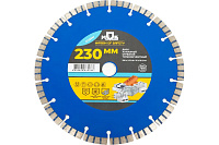 Круг алмазный Mos ф230 x 2,7-2,8 x 10 x 22.2 мм бетон 37225М