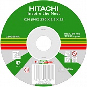 Круг отрезной по металлу 230х1,6х22 Hitachi 23016HR PREM Круг отрезной по металлу 230х1,6х22 Hitachi 23016HR PREM