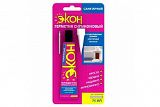 Герметик силиконовый санитарный прозрачный Henkel 75мл ЭКОН 617959