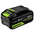 Аккумулятор Greenworks 24 В 5,0 Ач G24HP5 High Power 2957807