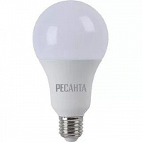 Лампа светодиодная Ресанта 20Вт груша 4000К нейтр Е27 LL-R-A80-20W-230-4K-E27