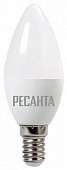 Лампа светодиодная Ресанта 6Вт свеча 4000К нейтральный Е14 LL-R-C37-6W-230-4K-E14