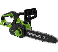 Пила цепная аккумуляторная Greenworks G24CS25K2 25см c АКБ 2Ач и ЗУ 2007707UA