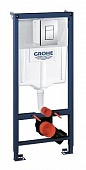 Инсталляция для подвесного унитаза 3 в 1 кнопка квадрат Grohe 38 772 001