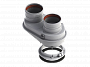 Адаптер разделительный моноблочный Royal Thermo D 80мм RTF04.001