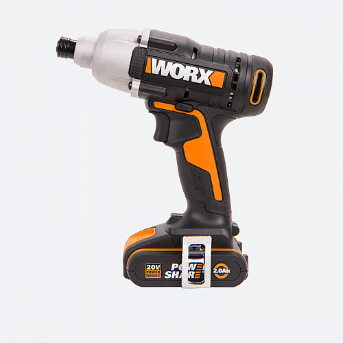 Гайковерт аккумуляторный WORX 1/4' WX291, 20В, 2,0Ач x1, кейс Гайковерт аккумуляторный WORX 1/4' WX291, 20В, 2,0Ач x1, кейс