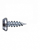 Саморез 3,5х11 полуцилиндрический белый цинк СтройКреп