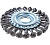 Щетка для УШМ Elitech ф22,2/0.5x125мм дисковая сталь витая 1820.073400