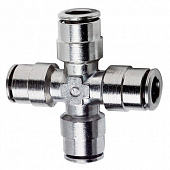 Фитинг цанга крест Camozzi 6600 10