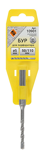 Бур усиленный SDS + ф 5х50/110 Энкор 10901 Бур усиленный SDS + ф 5х50/110 Энкор 10901