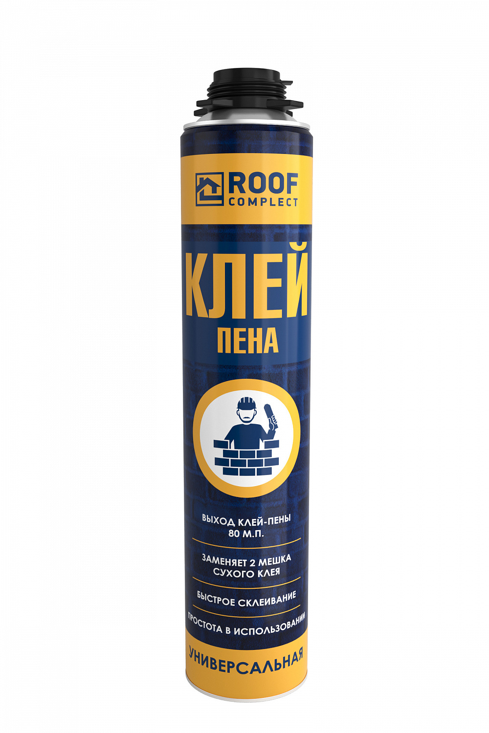 Пено-клей ROOF COMPLEKT 840мл проф 345836