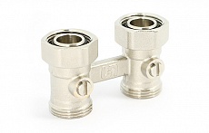 Узел для нижнего подключения к радиатору 3/4" EKх3/4" EK(1/50) UNI-FITT 192N3300